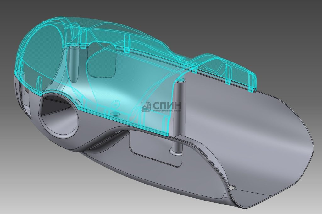 3D-модель верхней части кожуха