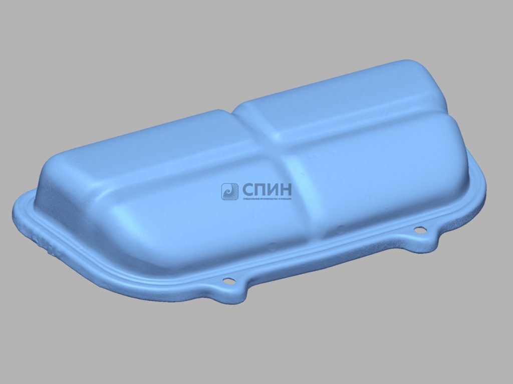 3D-скан крышки, вид сбоку
