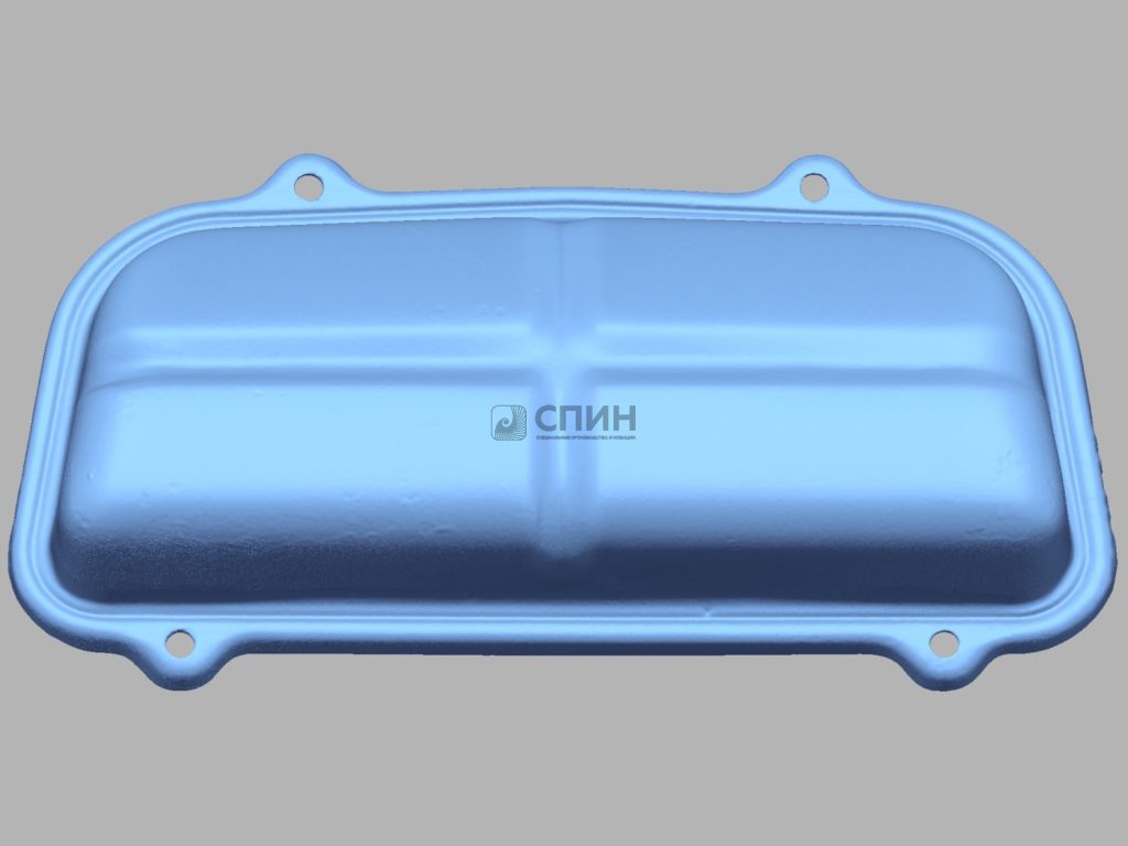 3D-скан крышки, вид сверху