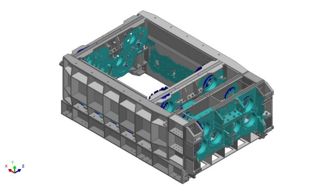 Совмещение облака точек рамы с CAD-моделью для размерного анализа соосности